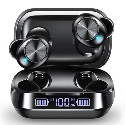 Ysobook Bluetooth Wireless Earbuds [2025 Upgraded] 48 Hours of Continuous Playback, Hi-Fi, Auto Pairing, Bluetooth 5.3, LED Display, AACSBC,