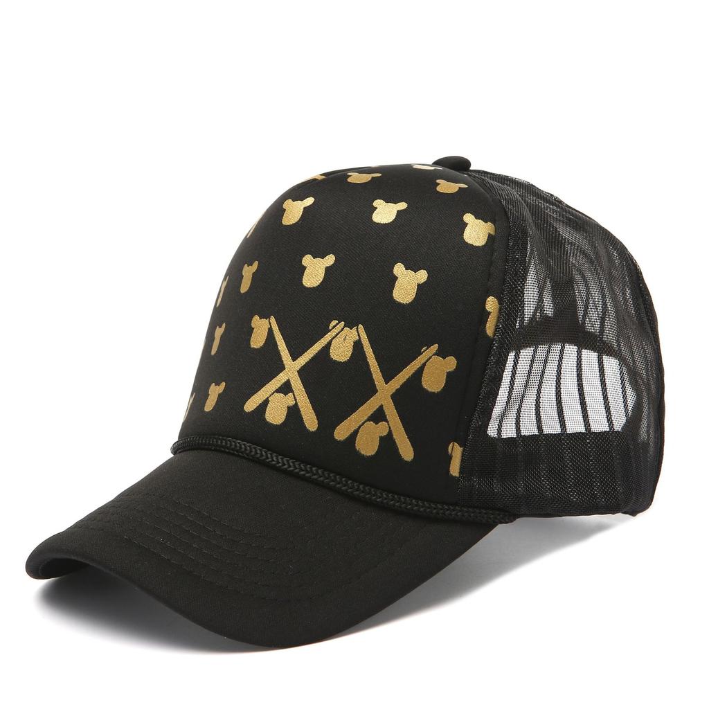 Fashion Mesh Baseball Caps for Men Women Spring Summer Cartoon Printed Snapback Hat Female and Male Sunshade Hat Bonnets Gorra