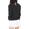 Adidas Logo Print Zip Casual Long Sleeve Jacket Women Jackets Black FS3801