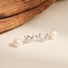 925 Sterling Silver Star and Moon Earrings: Elegant, Versatile Studs for Women