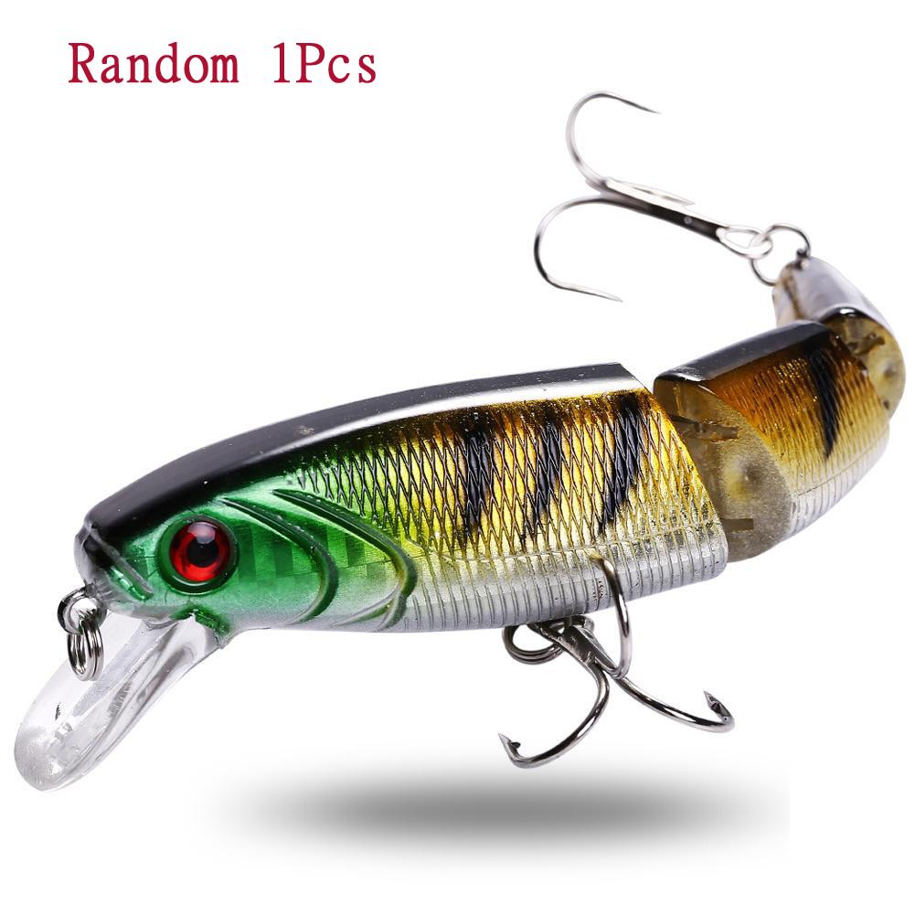 

Реалистичная искусственная рыболовная приманка 10 см 15,3 г/15 см 10 г рыболовный крючок «три в одном» Random1Pcs（3 knots）