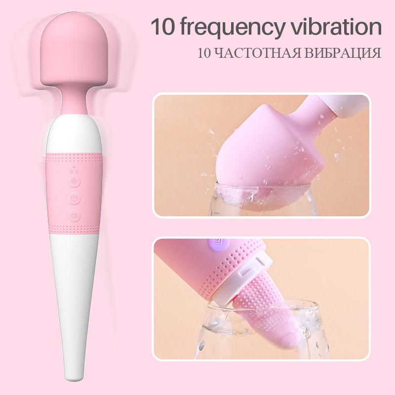 Powerful Vibrator Large Size multifunction USB Recharge Magic Wand AV Vibrator