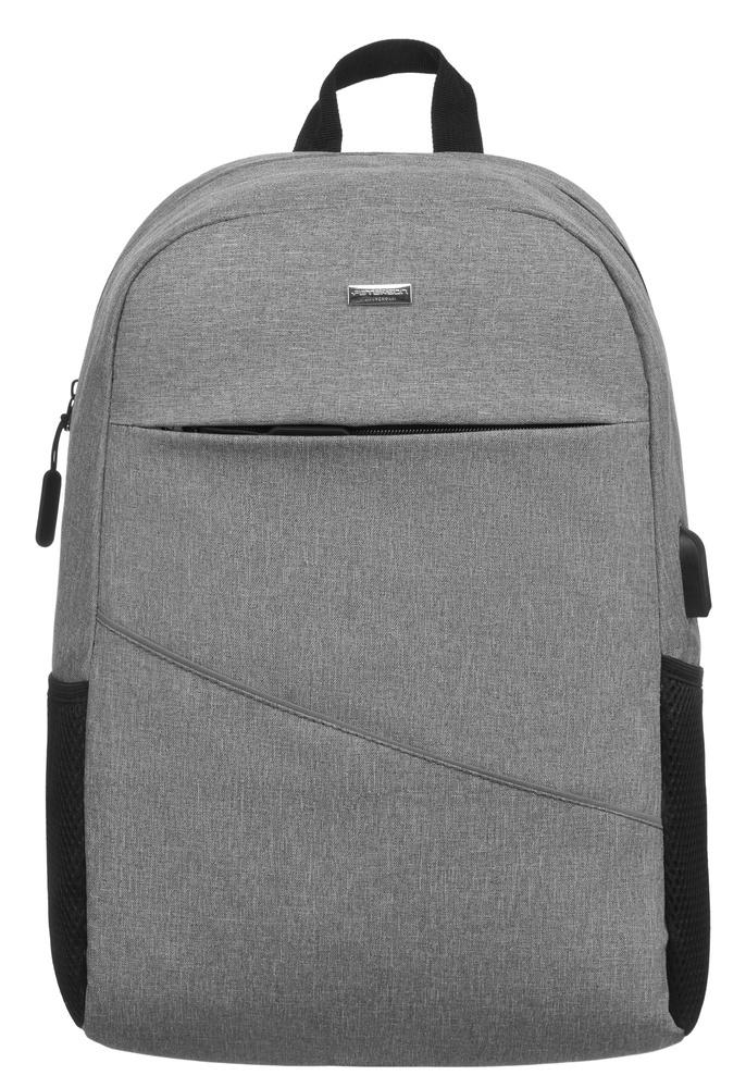 Large men's laptop backpack with USB port - Peterson