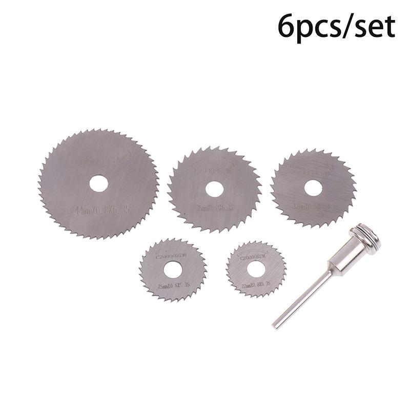 High Speed Steel Saw Disc Wheel Cutting Blade Mini Circular Saw Blade Set With 1 Or 2 Extension Rod For Wood Metal Electric Tool