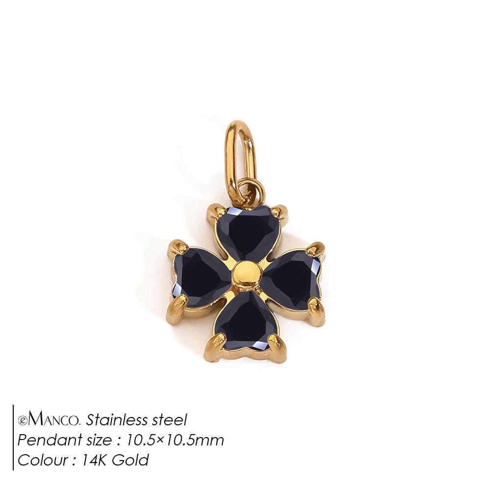 eManco Stainless Steel Shiny Zirconia Charms Can Making Ladies Earrings Necklace Bracelet 48 Hour