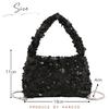 Harujio Sequin Bag, Party Bag for Women, Shoulder Bag, Handbag, 2-Way Mini Pochette, Small, Stylish, Cute, Sparkly, Perfect for Weddings, Parties,