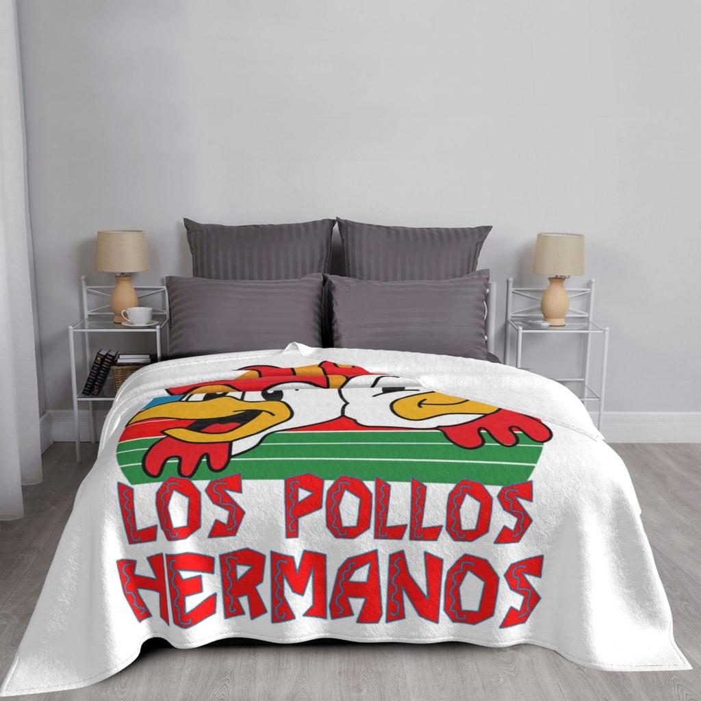 Los Pollos Hermanos Blanket Soft Warm Flannel Throw Blanket Plush for Bed Living Room Picnic Travel Home Sofa