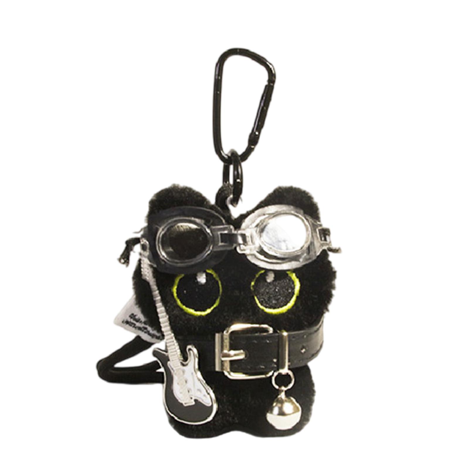 

Милый плюшевый брелок в виде черного кота, очаровательный кошелек для монет в виде животного, уникальная подвеска для женщин и студентов 6