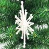 6ks Vysoce kvalitní krásný módní přívěsek sněhové vločky vánoční stromeček třpytivý závěs