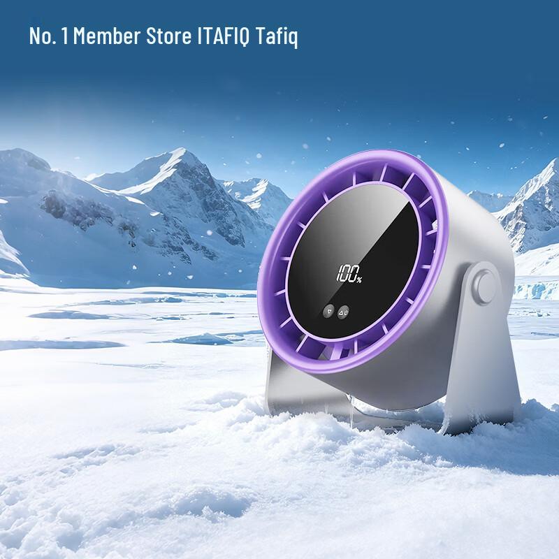 Taffic USB Rechargeable Desktop Air Circulator Fan