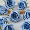 5Pcs Lifelike Artificial Rose Flower DIY 7cm Artificial Flower Fake Flowers for Wedding Garden Festival Party Wreath Headdress
