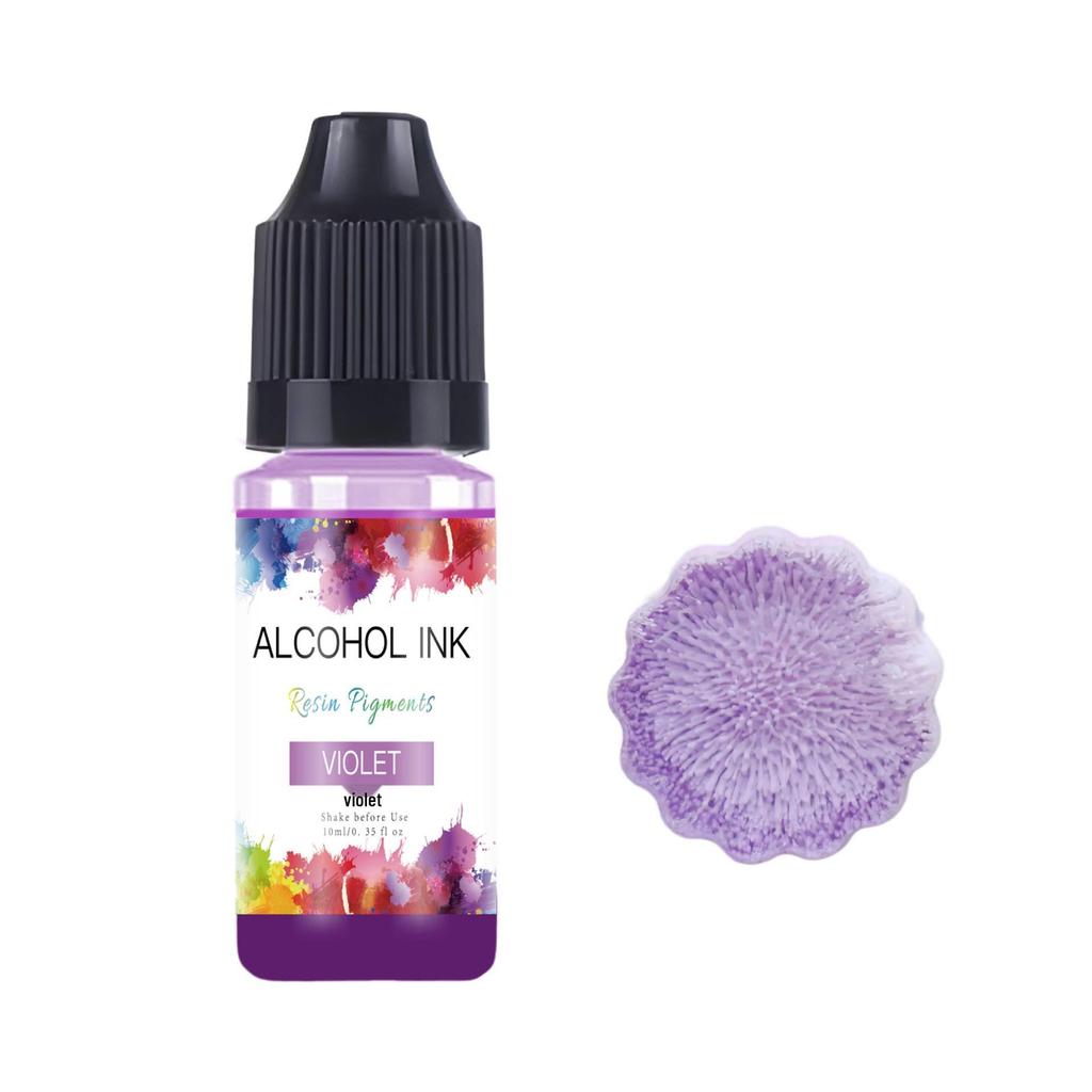 26-Color Crystal Glue Diffusion Gold & Silver 3D Alcohol Ink Pigment Set