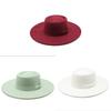 Wool Felt Bowler Hat With Wide Brim For Men And Women Outdoor Sun Protection