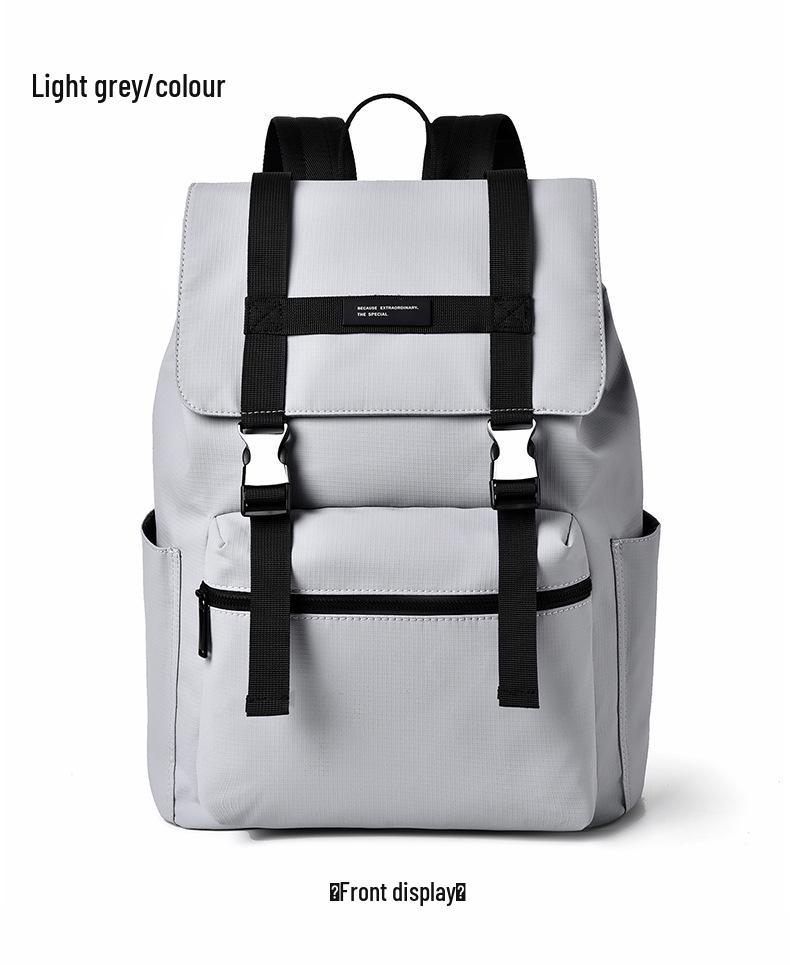Unisex Minimalist Commuting Backpack with Custom Logo, High School Ready