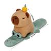 Capybara with Tangerine Plush Bracelet Fun Accessory for Children Kids Bracelet Cartoon Wristband Photo Props