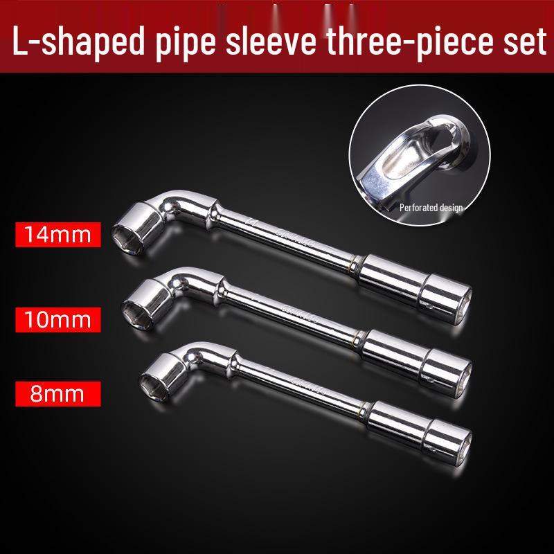 7-Shaped Double-Ended L-Type Hex Socket Wrench Set with Free Shipping