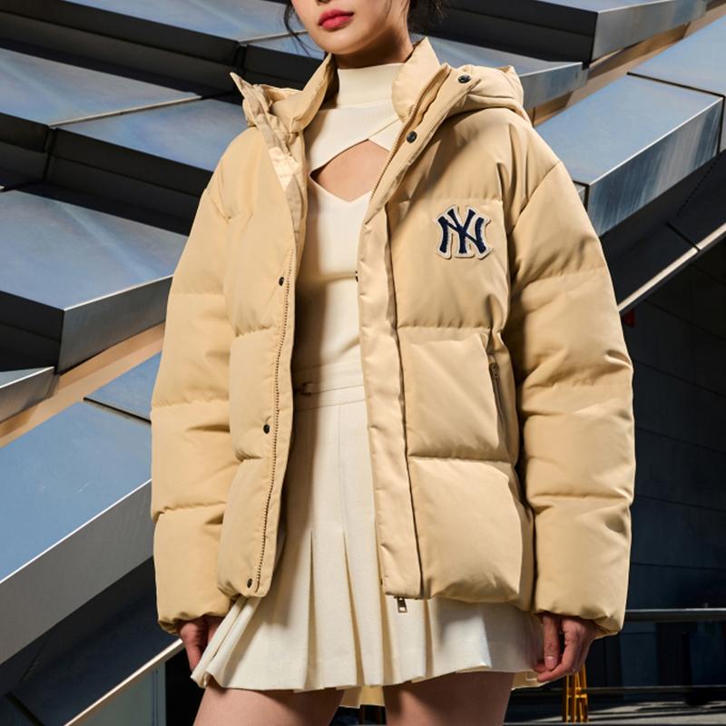 New MLB New York Yankees Down Jackets Unisex Sand 3ADJV0236-50SAL