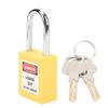 Reliable 38mm Safety Padlock Insulated Safe Industrial Lock Durable Plastic Steel LOTO Lock Equipment Lock