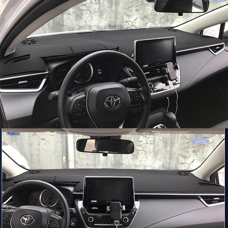 For Toyota Corolla Cross -2024 Car Dashboard Cover Mat Dash Board Sun Shade Pad Anti-UV Artificial Leather Accessories