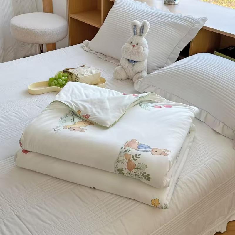 2025 Soft Milk Knit Cotton Soy Summer Cool Quilt