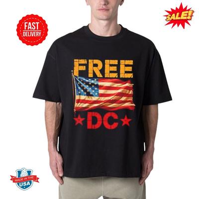 Free DC Resist Federal Overreach Protest Unisex T-Shirt S-5XL