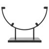 10 Inch Round Metal Display Stand Small Tabletop Frame Holder Stand for Photos Pictures Decorative Plates Home Office Desk