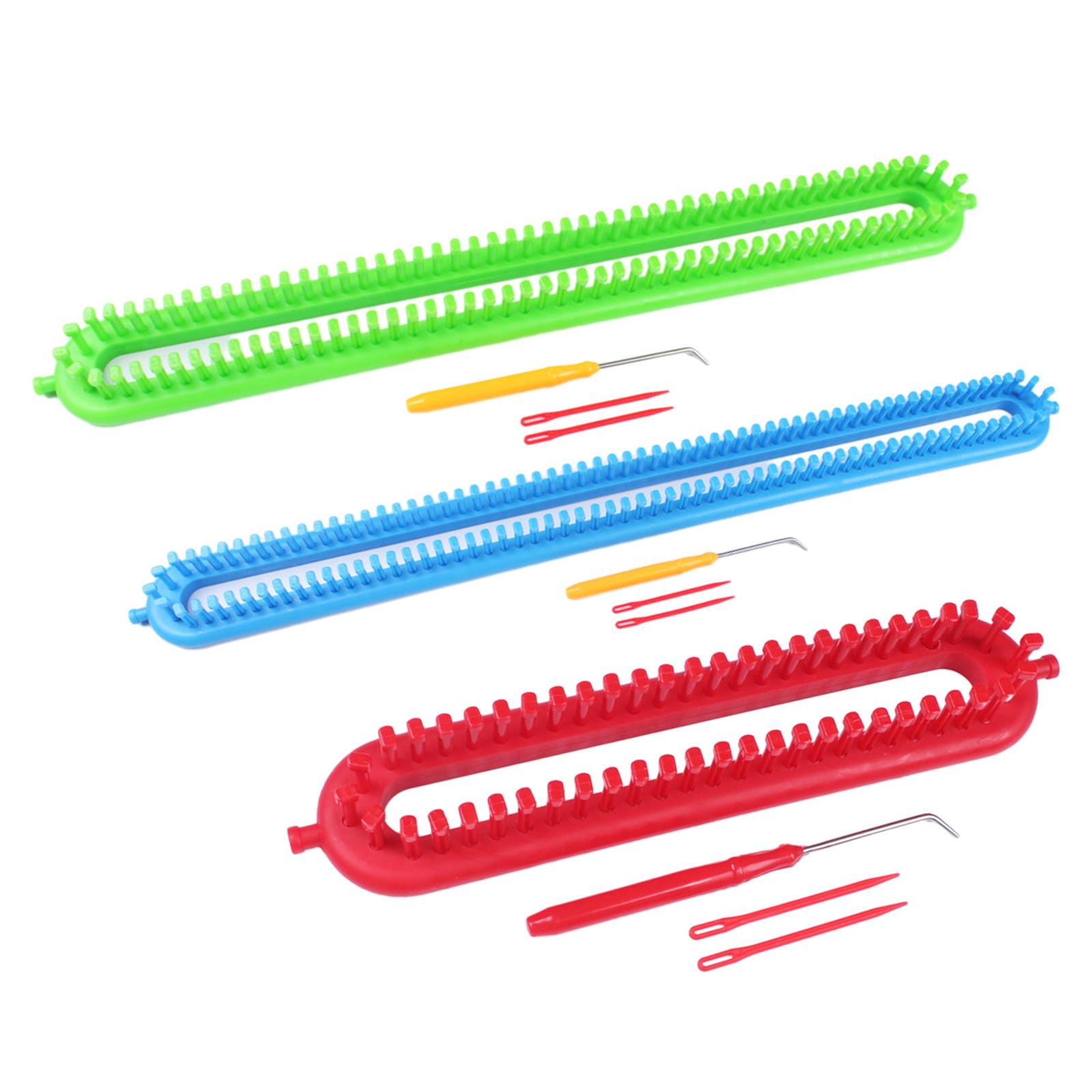 

Scarf Making Loom Knitting Tool Lightweight with Loom Select Tool Rectangular 26cm
