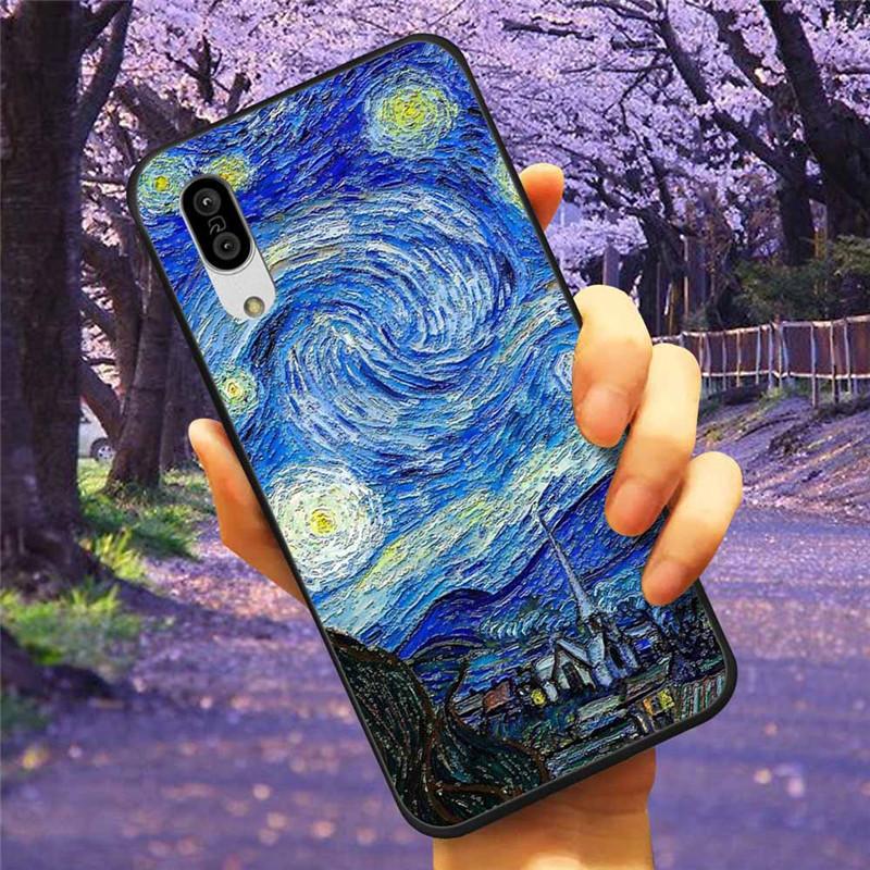 For Sharp Aquos Sense3 Case 3D Flower Relief Silicone Soft Emboss Cover For Sharp Aquos Sense 3 Lite Sense6 6 Luxury Cartoon