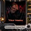 Personalized Wall Tapestry,Kontra K Custom Printed Name, Fabric Wall Art For Indoor Room Backdrop