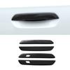 Carbon Fiber 4PCS Exterior Side Door Handle Cover Trim For BMW X1 2023 2024 2025
