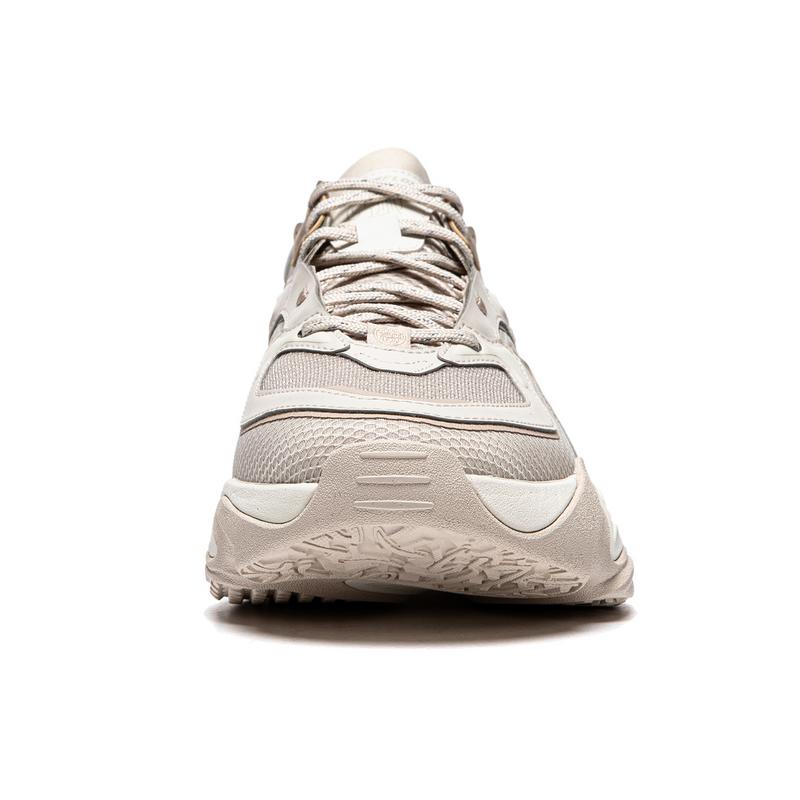 New LiNing CF Tracing Collection Thousand Line Strategy SS Cushioning Rebound Low Top Casual Shoes Men's Oat Gray AGLU141-2