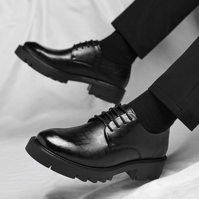 20252025 Youth British Business Dress Men's Shoes with Suit Groom Best Man Marriage