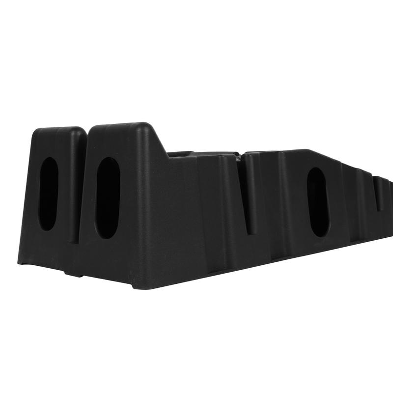 2 Pcs Vehicle Ramp 3 Ton Capacity Plastic Car Ramps Portable Vehicle Maintenance Tire Ramps for Truck SUV Vehicle Repair
