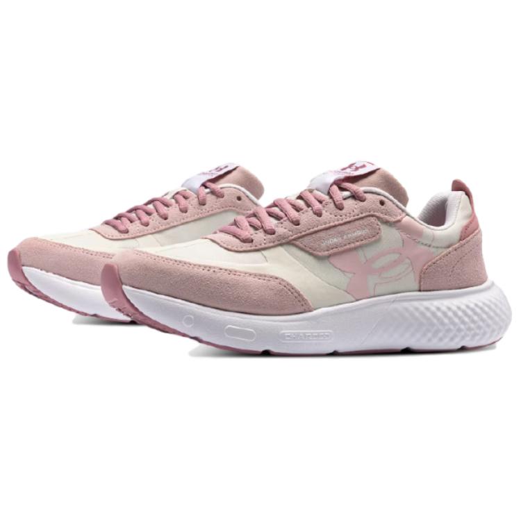 Under Armour Comfortable Versatile Shock Absorbing Durable Low Top Running Shoes Women Sneakers Pink 3028614-600