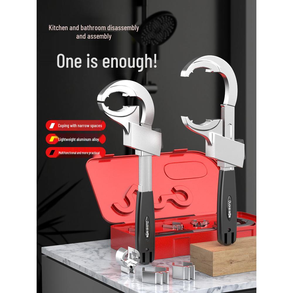 Adjustable Universal Plumbing Wrench for Bathroom and Radiator Installation