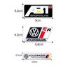 2025 Heißes Auto Aluminiumlegierung Aufkleber Emblem Für Volkswagen VW R-line R GTI Polo Golf MK8 Touareg Passat Magotan Tiguan Käfer B