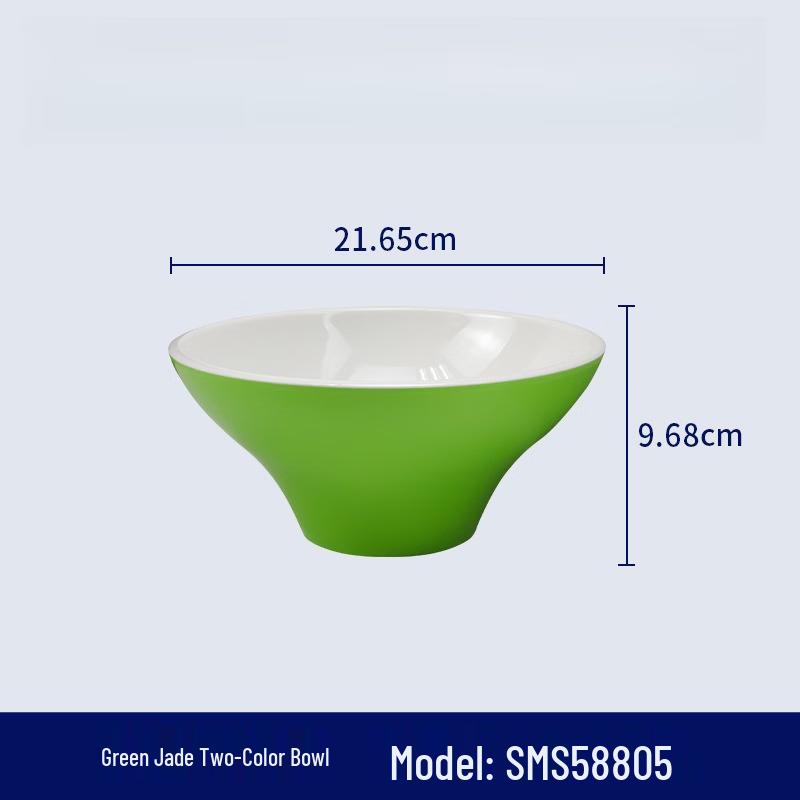 Melamine Two-Tone Ramen Noodle Bowl