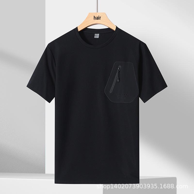 Men s Quick-Dry Breathable Running T-shirt - Summer Short Sleeve Fitness Top 2XL