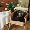Tv H-Hannibals Cushion Cover Silky Short Plush Invisible Zipper Dustproof Sofa Pillow Case For Home Decor