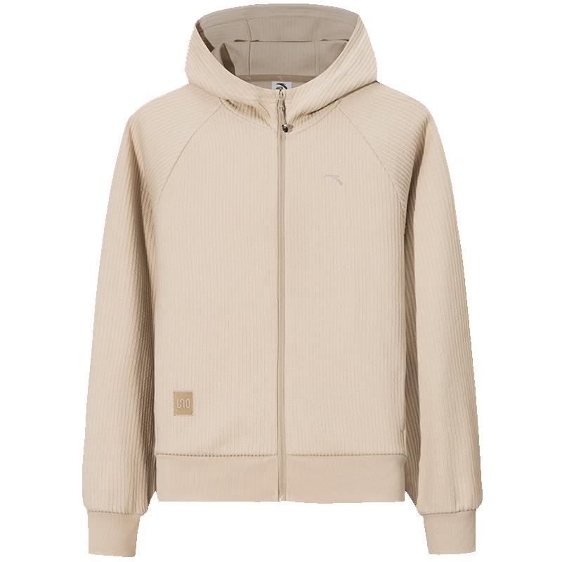 Anta Women's Easy-Care Loose Fit Hooded Cardigan