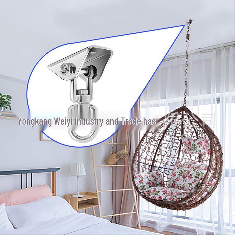 Rotating 304 Stainless Steel Aerial Yoga Hammock Hanging Kit