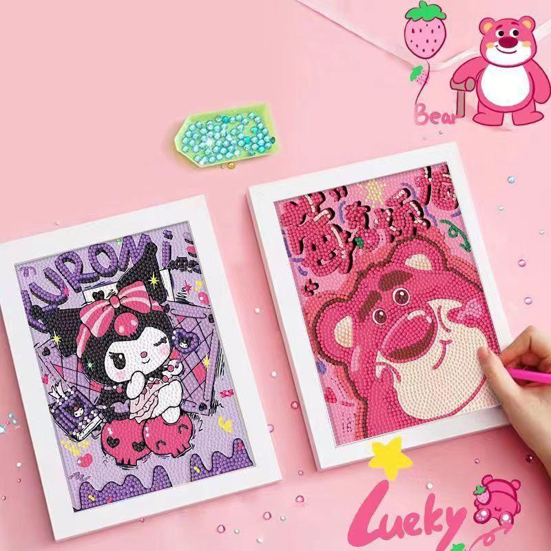 1 Set Diamond Art Home Decor Sanrio Diamond Drawing Hello Kitty Cartoon Full Diamond Mosaic 5D Diy Cross Stitch Kits