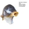 Realistische Hering Halloween Maske Lustige Fischkopf Maske, Latex Karpfen Cosplay Requisite, Tierparty für Streiche, Süßes oder Saures Geschenk Erwachsene Bequem