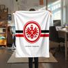1PC Frankfurt Football Print Flannel Blanket, High quality All Seasons, Home Decor, Warmth and Comfort, Perfect for Christmas Gifts