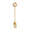 Christmas Coffee Spoons Forks Stainless Steel Spoon Tableware Coffee Tea Dessert Forks Kitchen Accessories Christmas Gifts