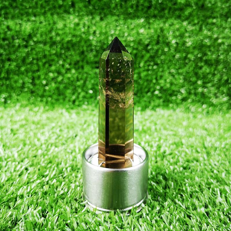 Elixir Crystal Quartz Water Bottle Natural Obelisk Point Wand Reiki Rock Healing