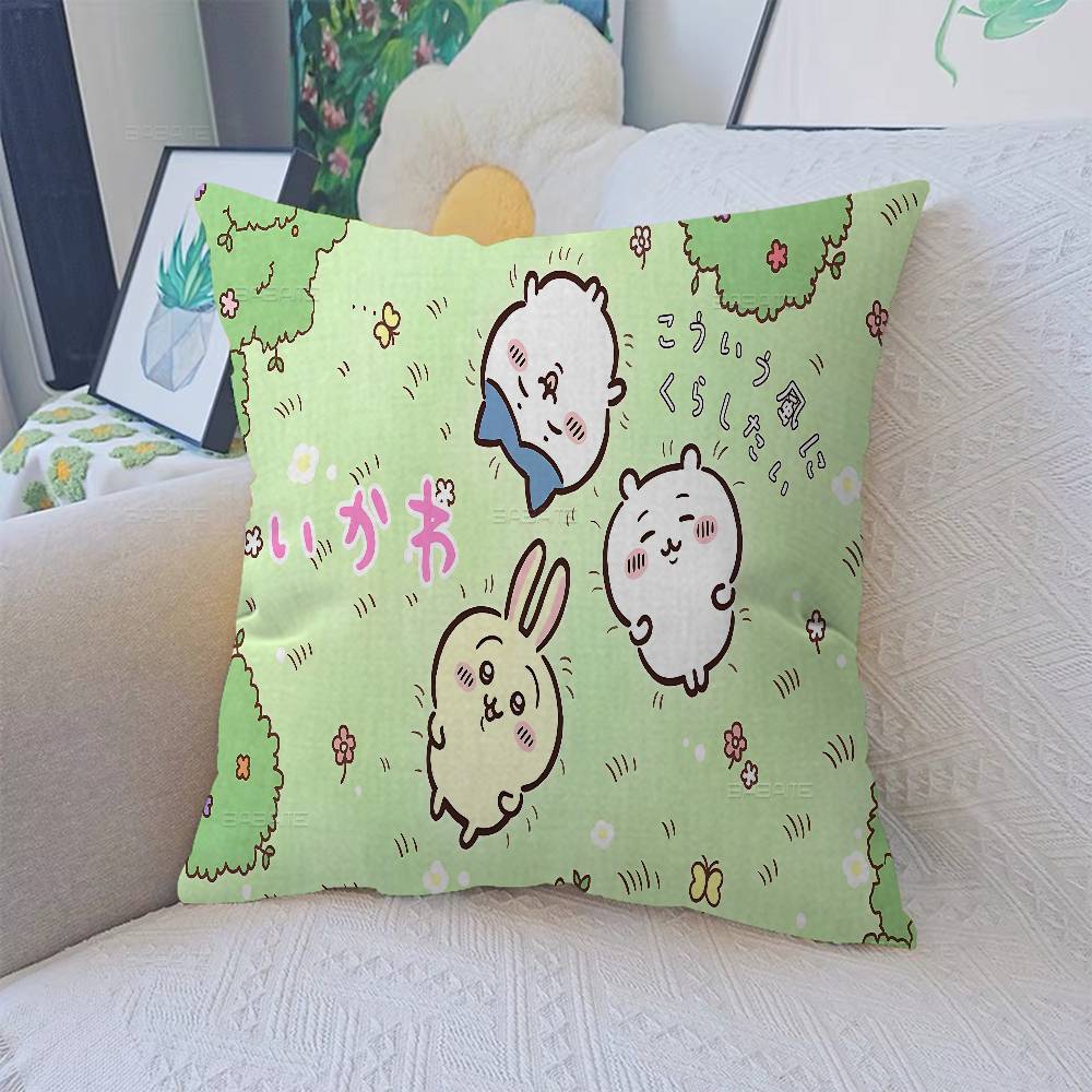 Cute Japanese C-Chiika-Wae Usagi Pillow Anime Pillow Sofa Bed Head Pillow Cover Cushion Cover 45X45 Cm Fashion