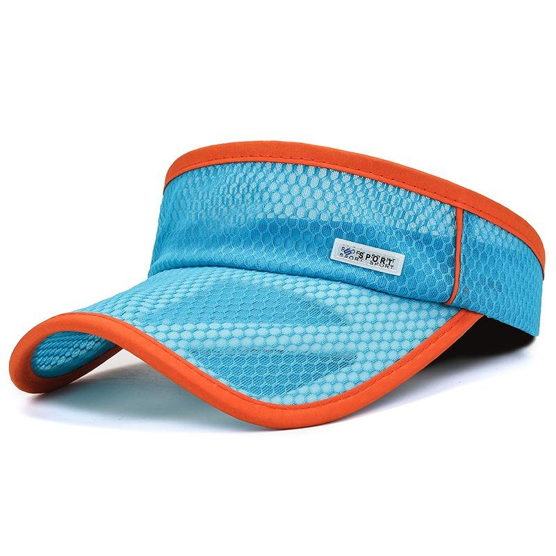 Adjustable Kids Sun Visor Cap Summer Mesh Hat Breathable Outdoor Sports Cap for Boys Girls Teens