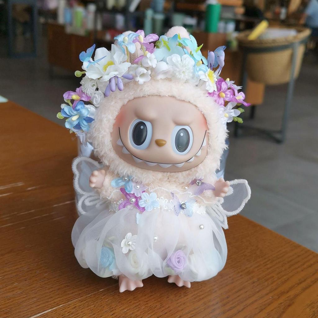 17 cm große Plüschpuppenkleidung, Foto-Requisiten, Zubehör für Puppen, Bequemes Anziehen,