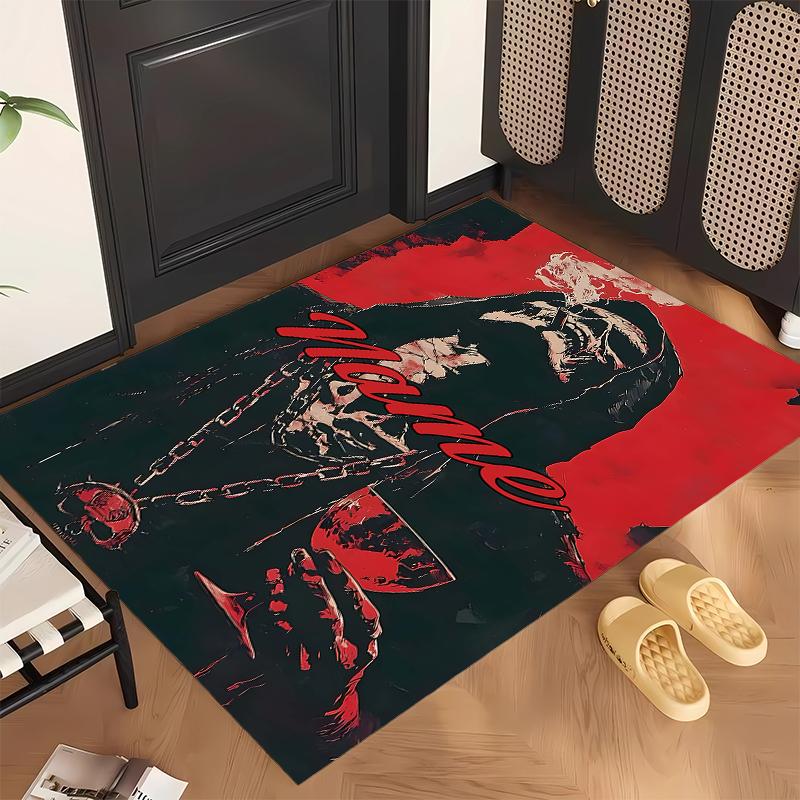 Dark Gothic (14) Personalized Name Office Carpet Stylish Decor for Living Room Bedroom Kitchen
